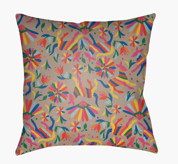 Livabliss Lolita Woven Polyester Throw Pillow Vintage Pattern Accent for Sofa or Bedroom LOTA1301-1818