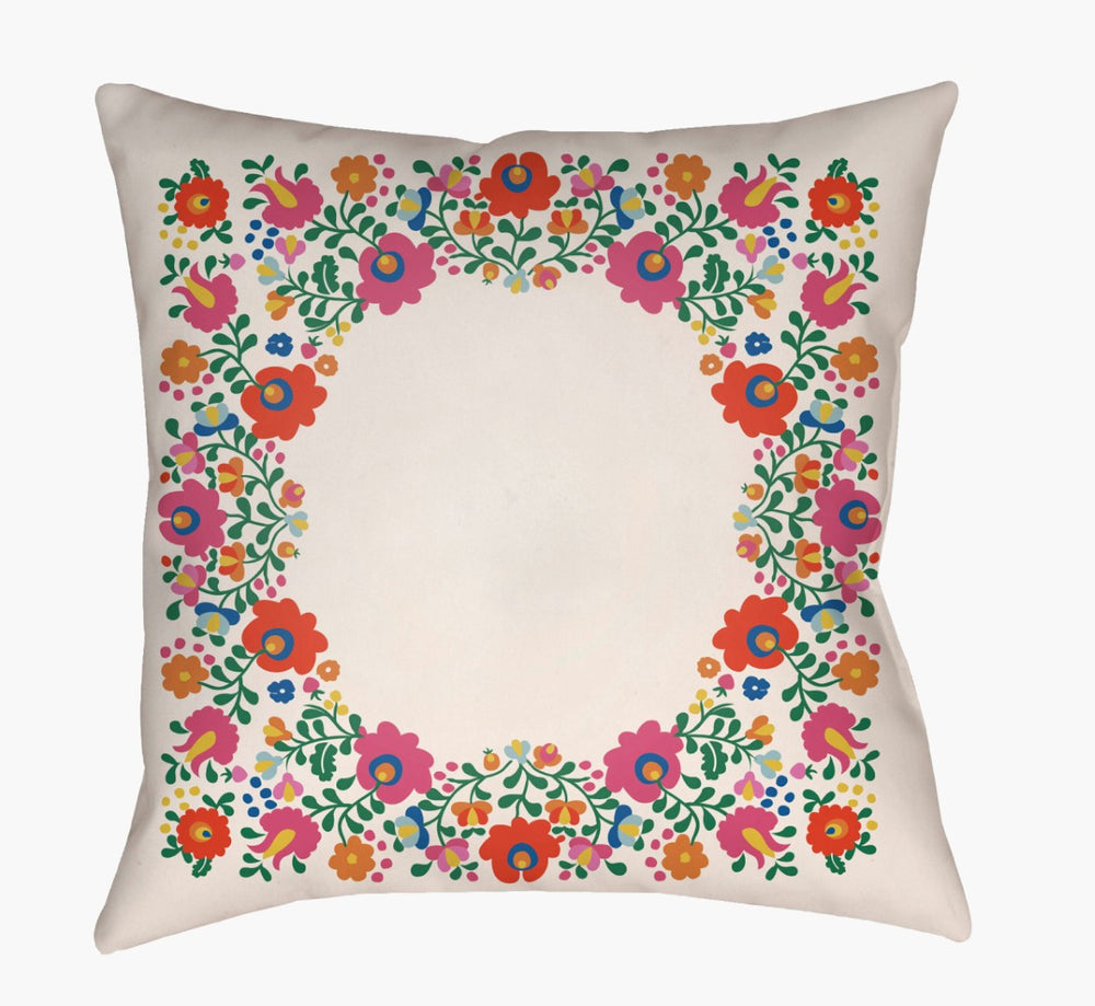 Livabliss Lolita Vintage Woven Polyester Accent Pillow Square Artisan Pattern for Sofa or Bed LOTA1305-1616