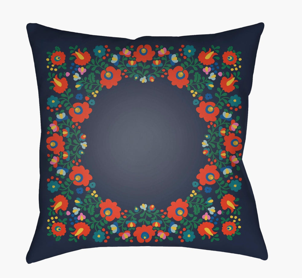 Livabliss Lolita Woven Polyester Throw Pillow Vintage Pattern Boho Accent for Sofa or Bed LOTA1307-1818