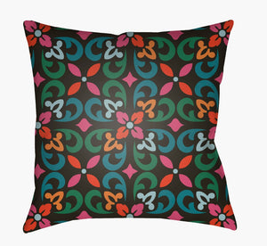 Livabliss Lolita Vintage Heritage Woven Polyester Accent Pillow for Bohemian Eclectic Interiors LOTA1312-1818