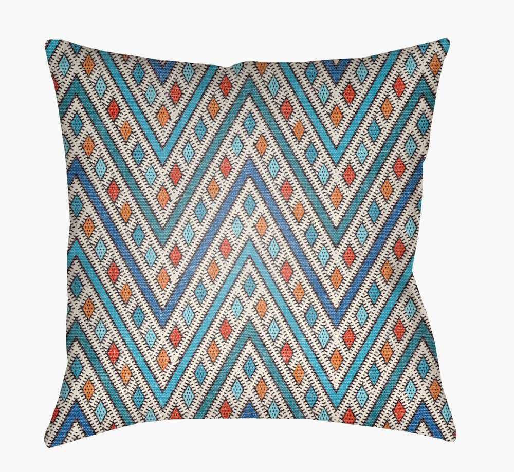 Livabliss Lolita Geometric Woven Polyester Accent Pillow Square Textural Sofa Bed Decor LOTA1430-2020