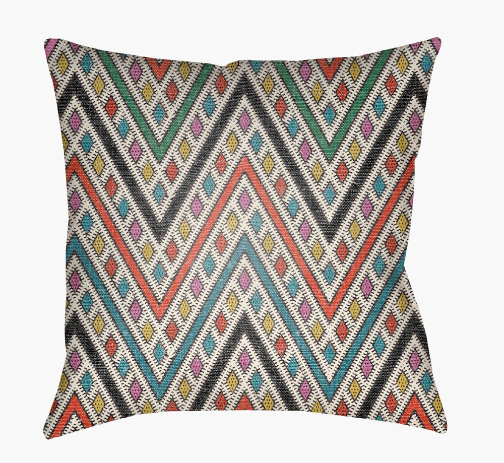 Livabliss Lolita Woven Polyester Square Accent Pillow Tailored Modern Texture for Sofa or Chair LOTA1432-1818