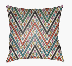 Livabliss Lolita Woven Polyester Square Accent Pillow Tailored Modern Texture for Sofa or Chair LOTA1432-1818
