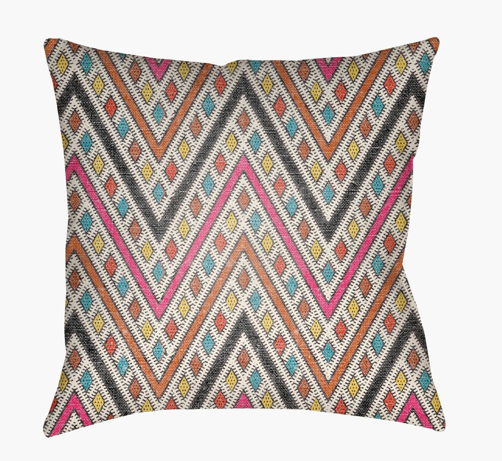 Livabliss Lolita Geometric Woven Polyester Throw Pillow for Modern and Transitional Living Spaces LOTA1435-1818