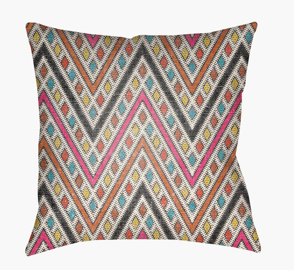 Livabliss Lolita Geometric Woven Polyester Throw Pillow for Modern and Transitional Living Spaces LOTA1435-1818
