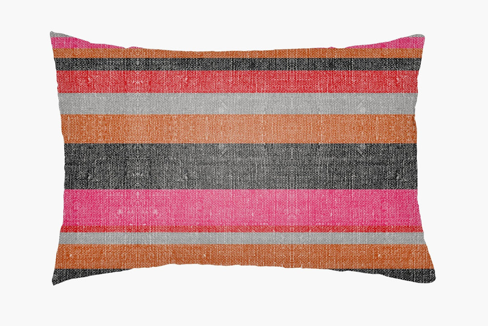 Livabliss Lolita Global Woven Lumbar Pillow Eclectic Sofa Accent Made in Usa Polyester LOTA1500-1424