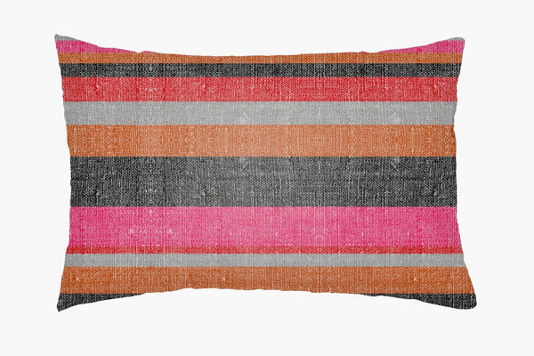 Livabliss Lolita Global Woven Lumbar Pillow Eclectic Sofa Accent Made in Usa Polyester LOTA1500-1424