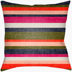 Livabliss Lolita Global Woven Throw Pillow Square Polyester Accent for Sofa Chair or Bed LOTA1518-1616
