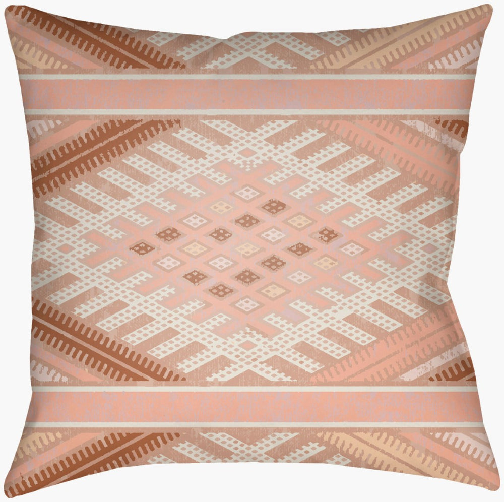 Livabliss Lolita Woven Polyester Accent Pillow Rustic Texture Handcrafted Square Sofa Decor LOTA1521-1616