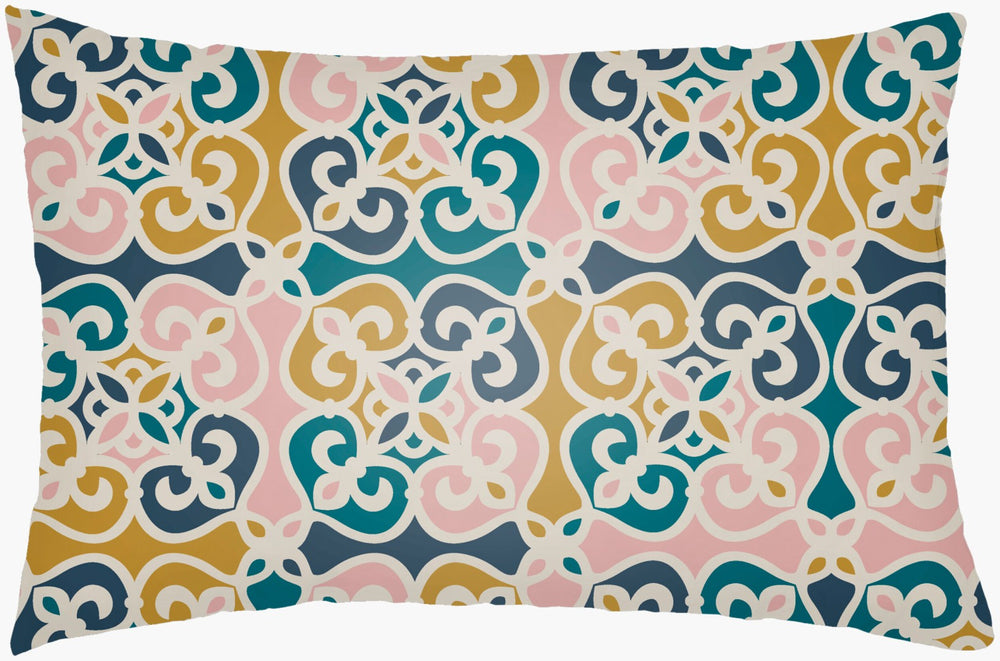 Livabliss Lolita Vintage Woven Lumbar Pillow Polyester Accent for Sofa Bench or Armchair LOTA1527-1422