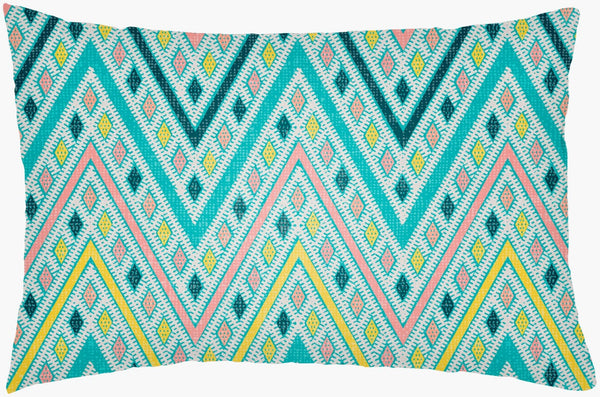 Livabliss Lolita Woven Texture Lumbar Pillow Handcrafted Polyester Accent for Sofa or Bed LOTA1534-1422