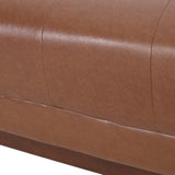 Christopher Knight Home® - Noble House - Raintree Mid Century Modern Faux Leather Tufted 3 Seater Sofa