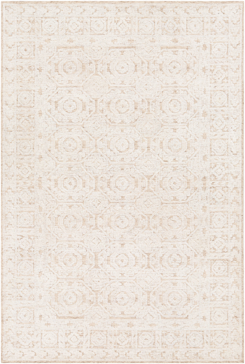 Louvre LOU-2301 12' x 15' Handmade Rug LOU2301-1215  Tan, Cream Surya