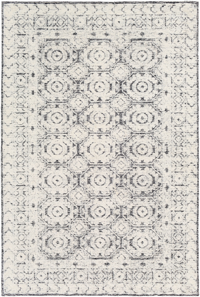 Louvre LOU-2303 12' x 15' Handmade Rug LOU2303-1215  Black, Ivory, Cream Surya