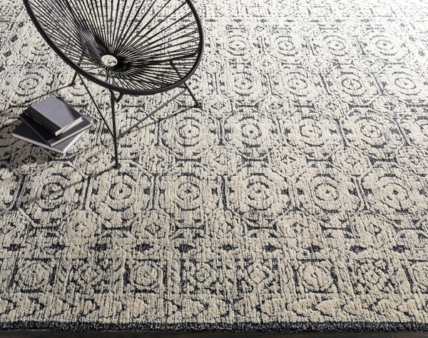 Louvre LOU-2303 12' x 15' Handmade Rug LOU2303-1215  Black, Ivory, Cream Surya