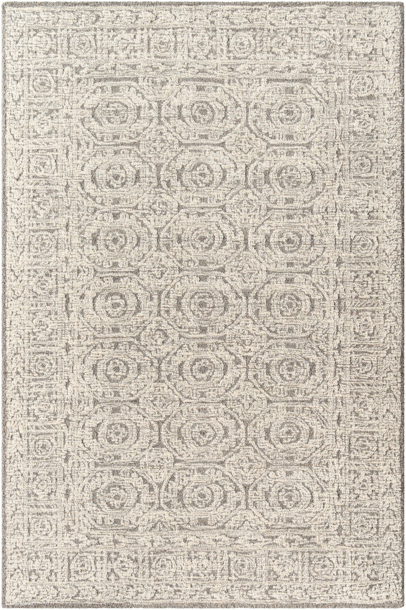 Louvre LOU-2309 9' x 12' Handmade Rug LOU2309-912  Cream, Taupe Surya