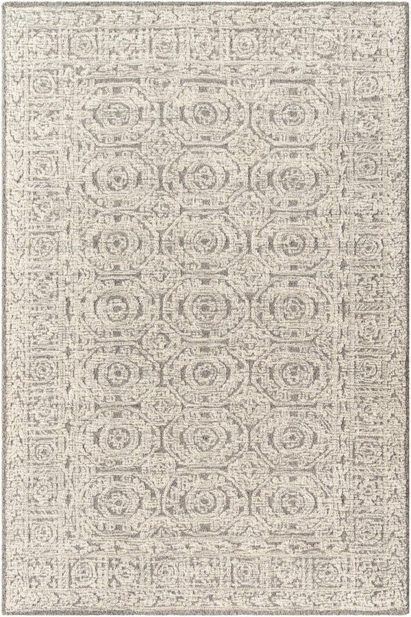 Louvre LOU-2309 9' x 12' Handmade Rug LOU2309-912  Cream, Taupe Surya