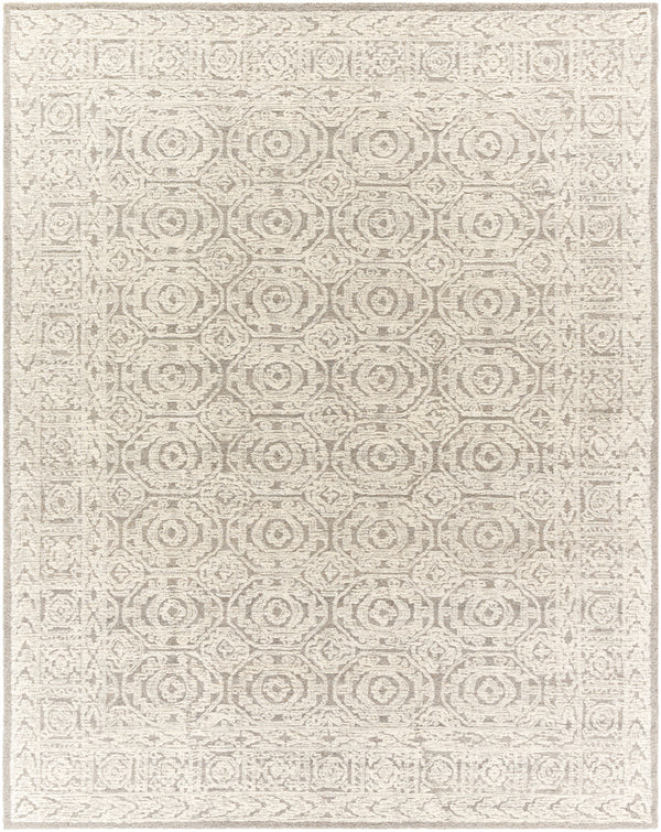 Louvre LOU-2309 8' x 10' Handmade Rug LOU2309-810  Cream, Taupe Surya