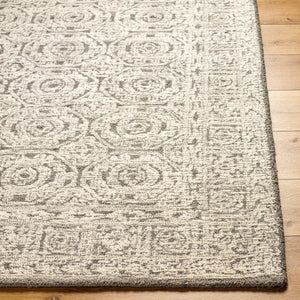 Louvre LOU-2309 9' x 12' Handmade Rug LOU2309-912  Cream, Taupe Surya