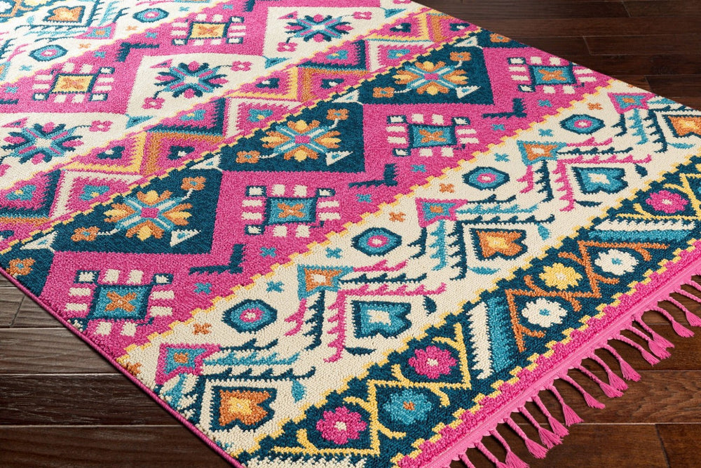 Livabliss Love Collection Fringe Area Rug Polypropylene Machine Woven for Living or Dining Room LOV2320-93121