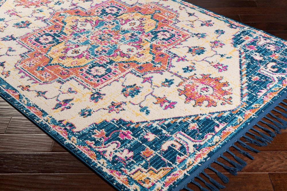 Livabliss Love Polypropylene Area Rug Turkish Woven Fringe Border for Living Room Floors LOV2323-93121