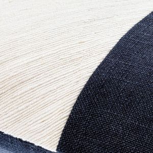 Surya Loomed Luxe Accent Pillow 18"L X 18"W - Luxurious Linen & Viscose, Hand-crafted Comfort For Your Space Ivory Linen,Viscose,Viscose,Linen Lox003-1818p