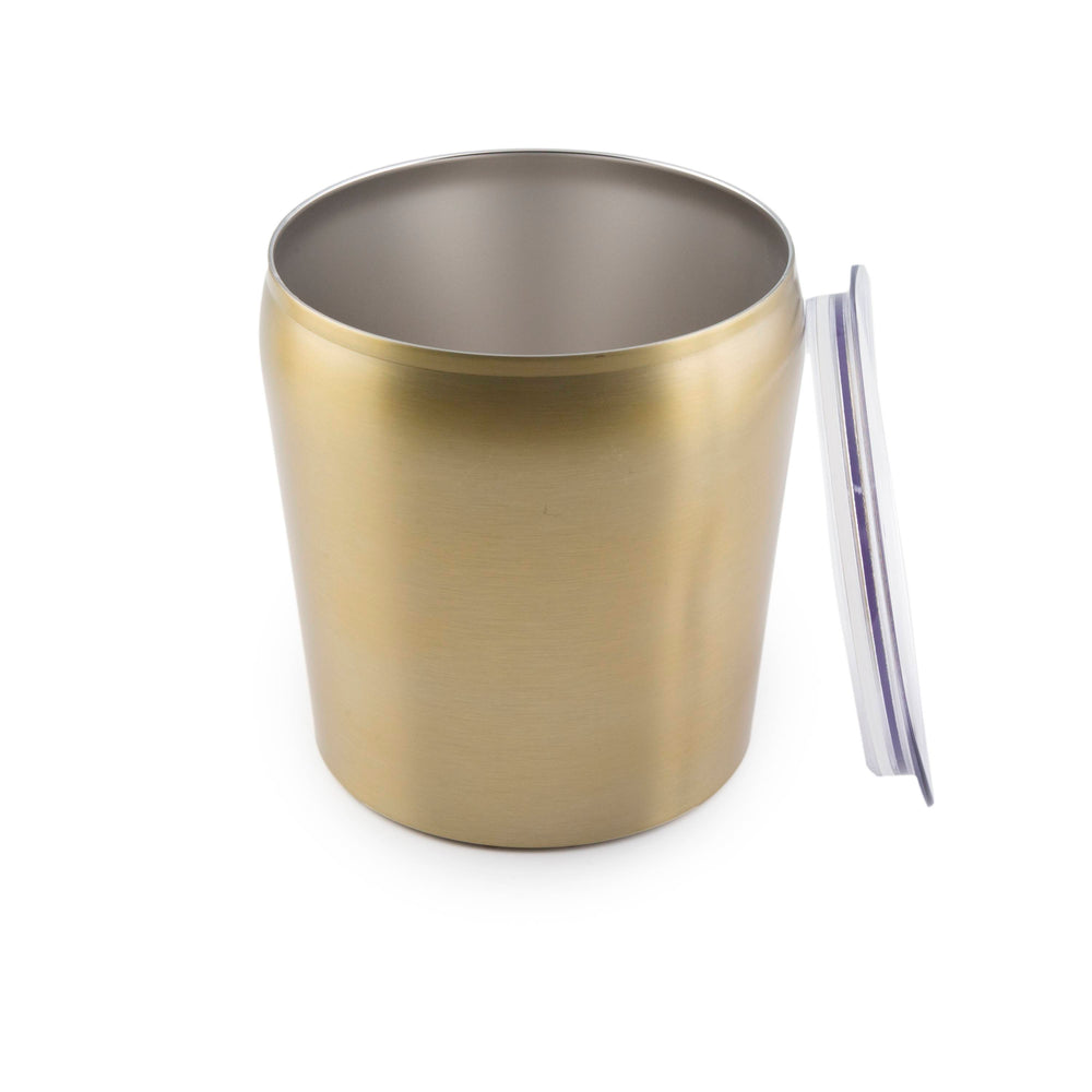 Lenox Cambridge 3 Quart Brushed Gold Insulated Ice Bucket NO COLOR METAL EAHIB10GDCBDS