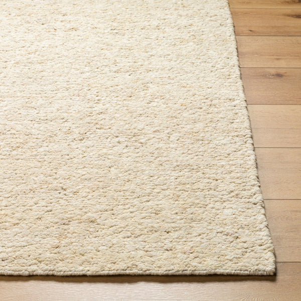 Surya La Palma Hand Knotted Wool Area Rug Minimalist Neutral Warmth for Living Spaces 5' x 7'6" Rectangle LPL2300-576