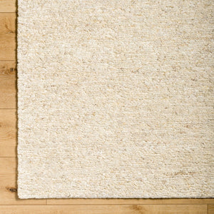 Surya La Palma Hand Knotted Wool Area Rug Minimalist Neutral Warmth for Living Spaces 5' x 7'6" Rectangle LPL2300-576