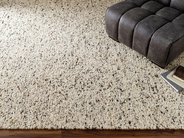 Surya La Palma Hand Knotted Wool Area Rug Minimalist Modern Style for Living Spaces 5' x 7'6" Rectangle LPL2302-576