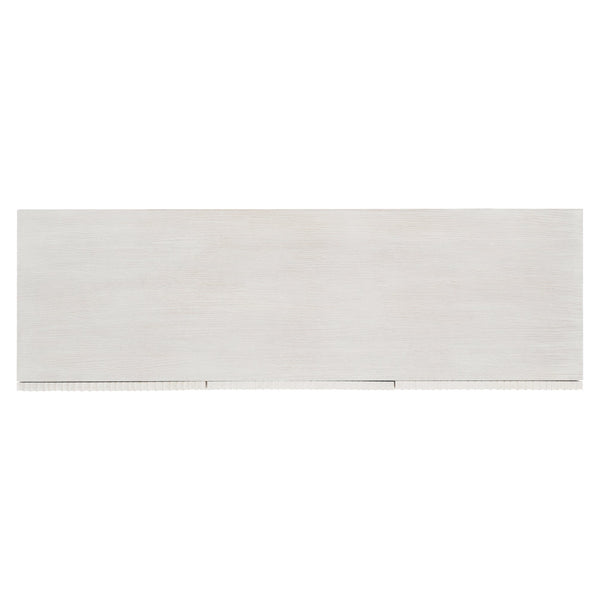 Bernhardt Bernhardt Solaria Buffet With Weathered Bone Finish, Chiseled Resin Doors, Soft-Close Storage Console 310134