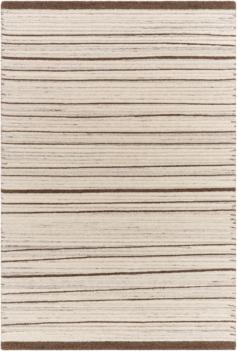 La Puna LPN-2300 9' x 12' Handmade Rug LPN2300-912  Light Silver, Warm Grey, Walnut, Taupe Surya