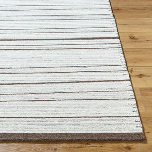 La Puna LPN-2300 9' x 12' Handmade Rug LPN2300-912  Light Silver, Warm Grey, Walnut, Taupe Surya
