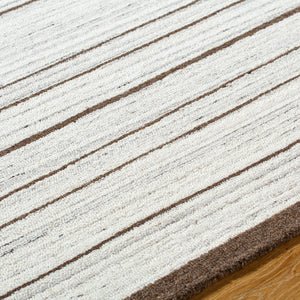 La Puna LPN-2300 9' x 12' Handmade Rug LPN2300-912  Light Silver, Warm Grey, Walnut, Taupe Surya