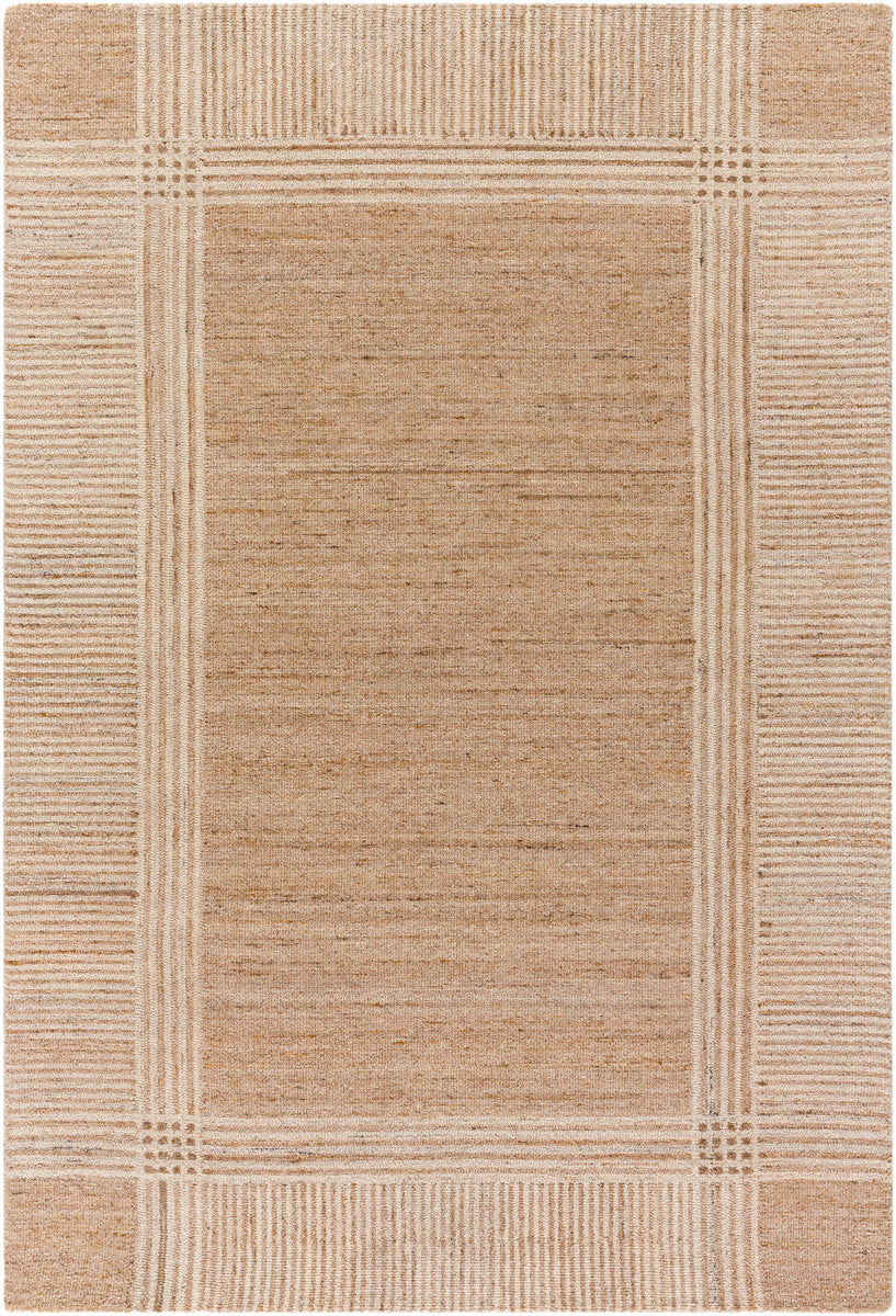 La Puna LPN-2301 9' x 12' Handmade Rug LPN2301-912  Khaki, Prairie Dust, Desert Tan, Pearl Surya