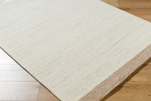Livabliss La Puna Hand Tufted Wool Accent Rug for Entryway Bathroom or Compact Living Spaces Ivory, Sand 9' x 12' LPN2302-912