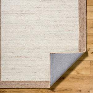 La Puna LPN-2303 9' x 12' Handmade Rug LPN2303-912  Pearl, Natural, Khaki, Prairie Dust Surya