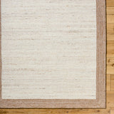 La Puna LPN-2303 9' x 12' Handmade Rug LPN2303-912  Pearl, Natural, Khaki, Prairie Dust Surya