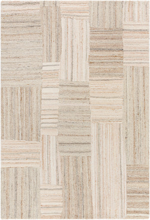 La Puna LPN-2305 9' x 12' Handmade Rug LPN2305-912  Ash, Light Silver, Pearl, Khaki Surya