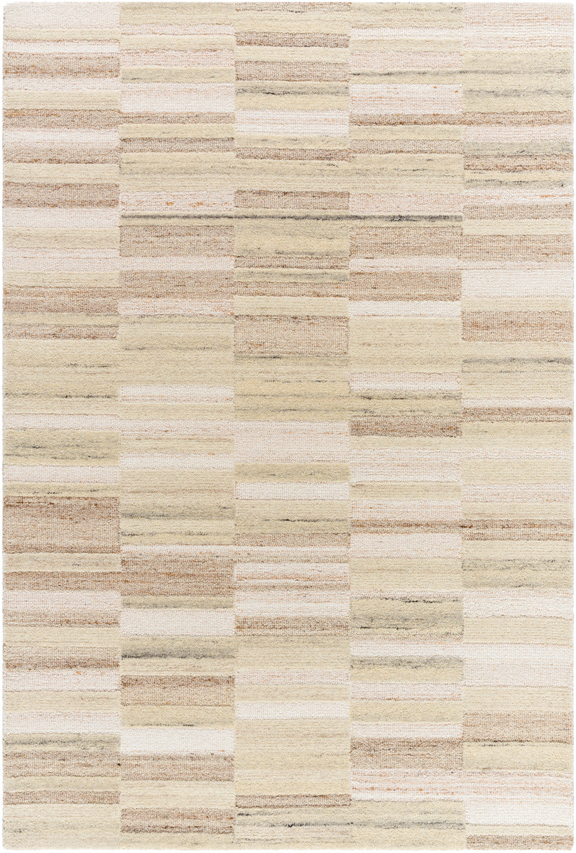 La Puna LPN-2306 9' x 12' Handmade Rug LPN2306-912  Ash, Pearl, Khaki Surya
