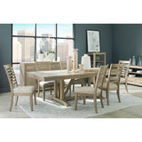 Scott Living Drew & Jonathan Home Gramercy Trestle Dining Table S860DJ-DR-K1-SAMUEL-LAWRENCE S860DJ-DR-K1-SAMUEL-LAWRENCE