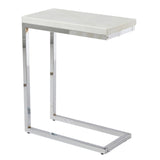 Steve Silver Echo White Marble Top Chairside EC100WEC