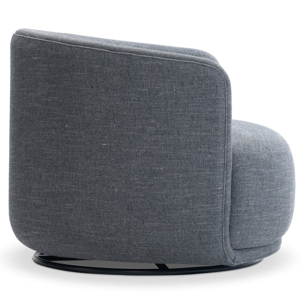 Bernhardt Bernhardt Astrid Swivel Club Chair with Shelter Arms and Tailored Welt Fabric Upholstery L193SO
