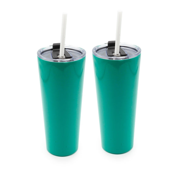 Lenox Cambridge 24 Oz Teal Insulated Tumblers, Set of 2 NO COLOR METAL EP85GNCB2DS