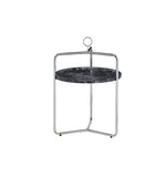 Miro Side Table [Black/Silver]