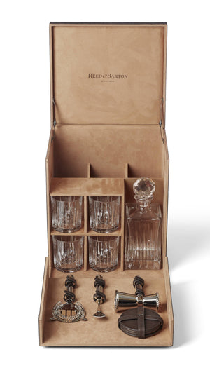 Lenox Reed and Barton 200th Anniversary Soho Travel Bar Box Gift Set Clear, NO COLOR FABRIC 897307