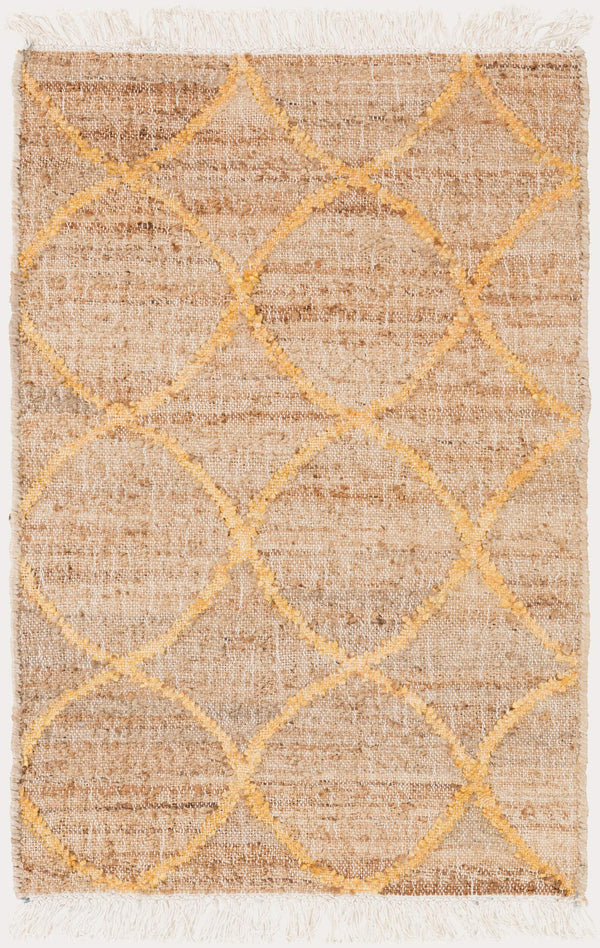 Surya Laural 2'6" X 8' Handmade Jute Rug - Global Inspired Elegance For Eclectic Home Décor Charm! Cream Jute Lrl6002-23