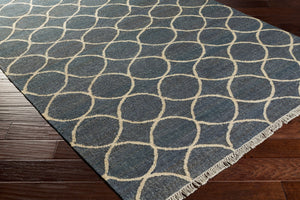 Surya Laural 2'6" X 8' Handmade Jute Rug - Global Inspired Elegance For Eclectic Home Décor Charm! Ink Blue Jute Lrl6003-23