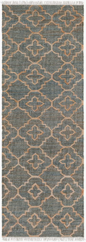 Surya Laural 2'6" X 8' Handmade Jute Rug - Global Inspired Elegance For Eclectic Home Décor Charm! Gray Jute Lrl6010-268