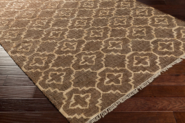 Surya Laural 2'6" X 8' Handmade Jute Rug - Global Inspired Elegance For Eclectic Home Décor Charm! Dark Brown Jute Lrl6011-46